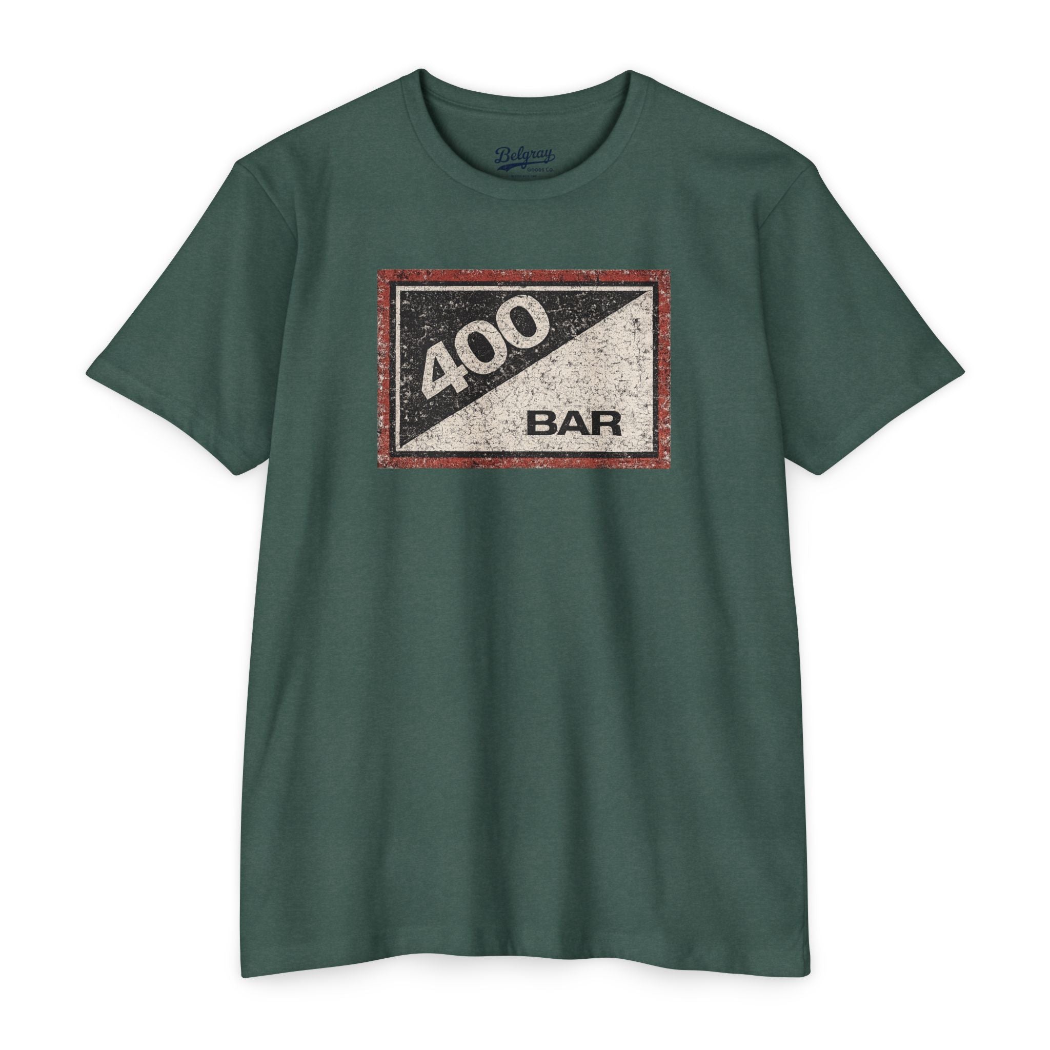 400 Bar Vintage Tee – West Bank MPLS Distressed Retro Bar Shirt