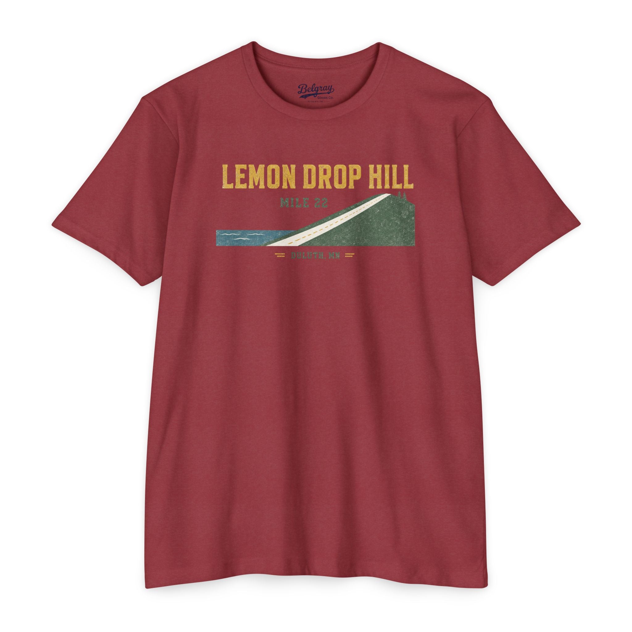 Lemon Drop Hill Duluth MN Retro Marathon T-Shirt