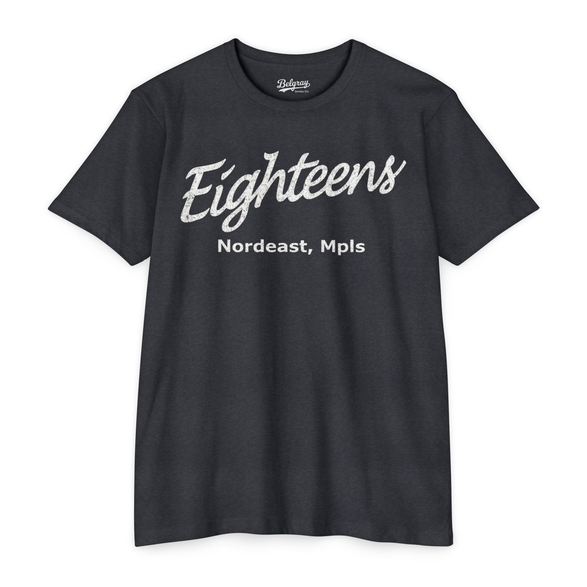 Eighteens Northeast Minneapolis T-Shirt – Vintage Co-Ed Softball Retro Tee