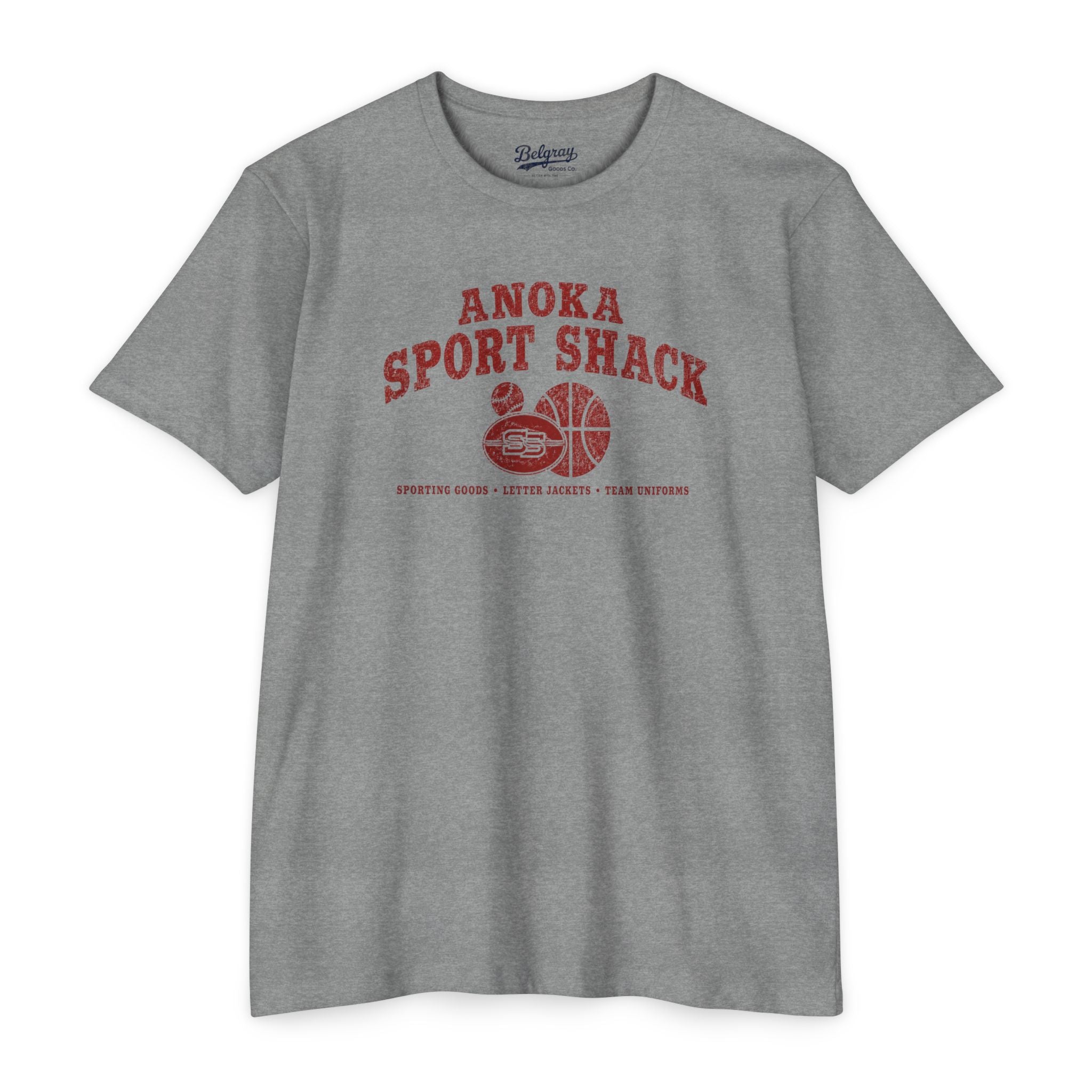 Anoka Sport Shack Vintage T-Shirt – Anoka, Minnesota Retro Sports Shop Tee