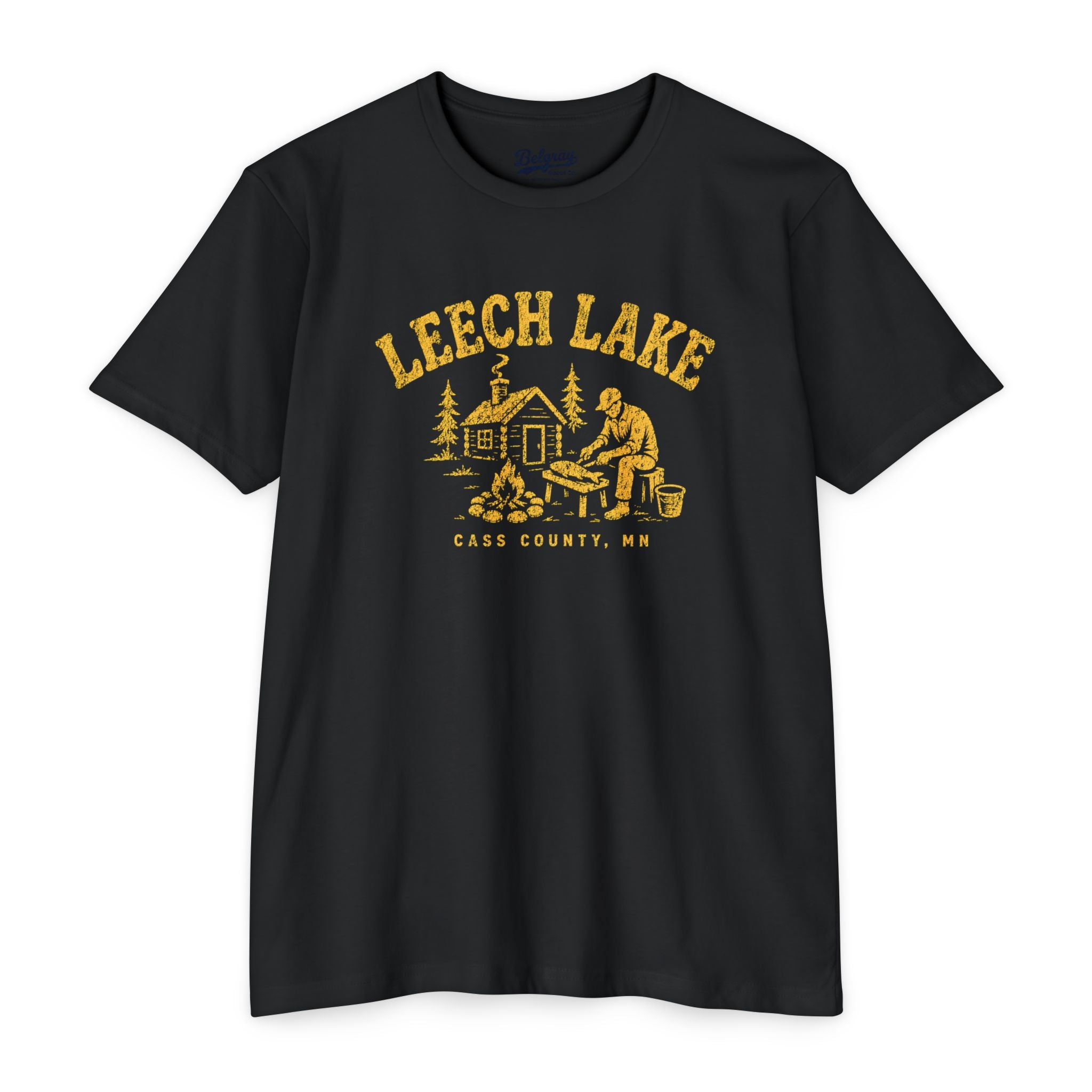 Leech Lake T-Shirt – Vintage Fishing Cabin Minnesota Tee | Cass County