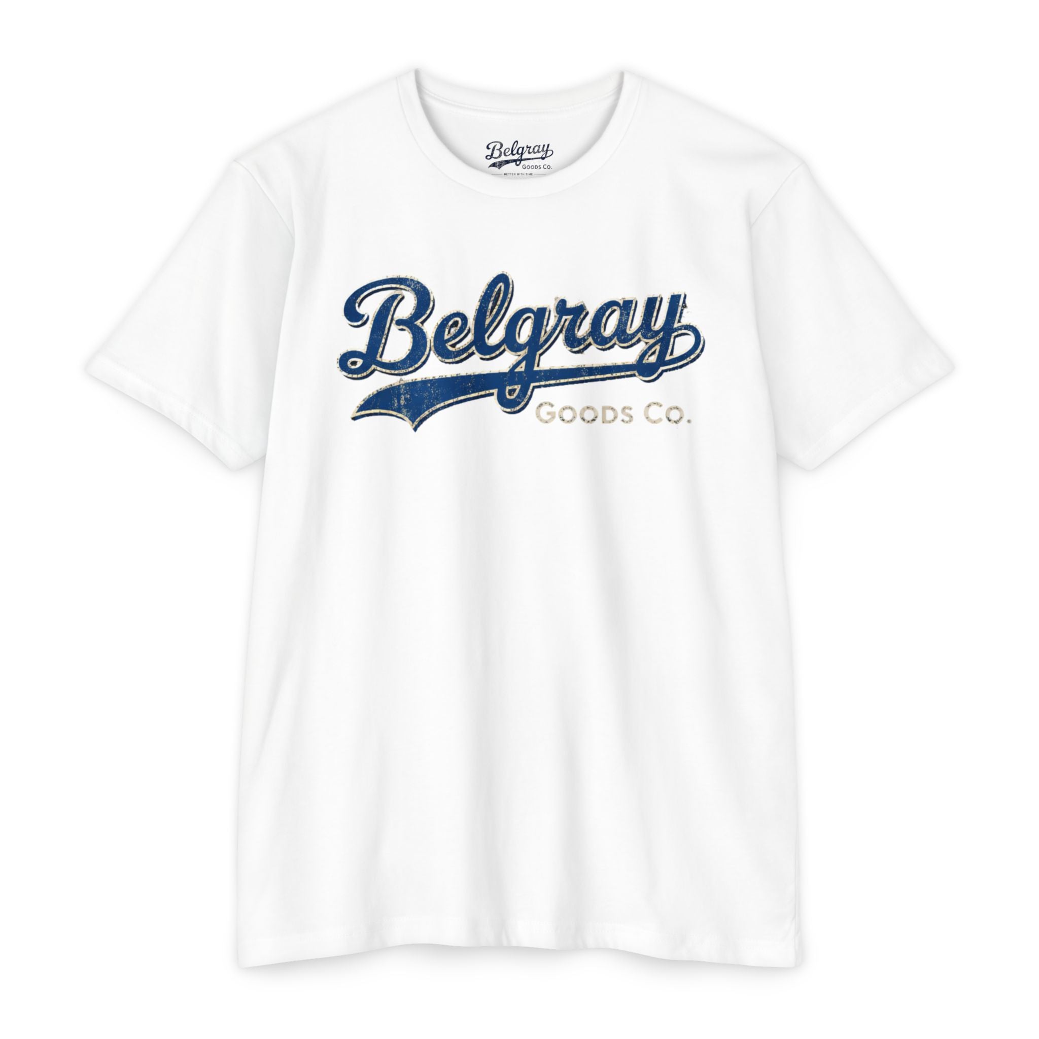 Belgray Goods Co. T-Shirt – Vintage Retro Logo Tee
