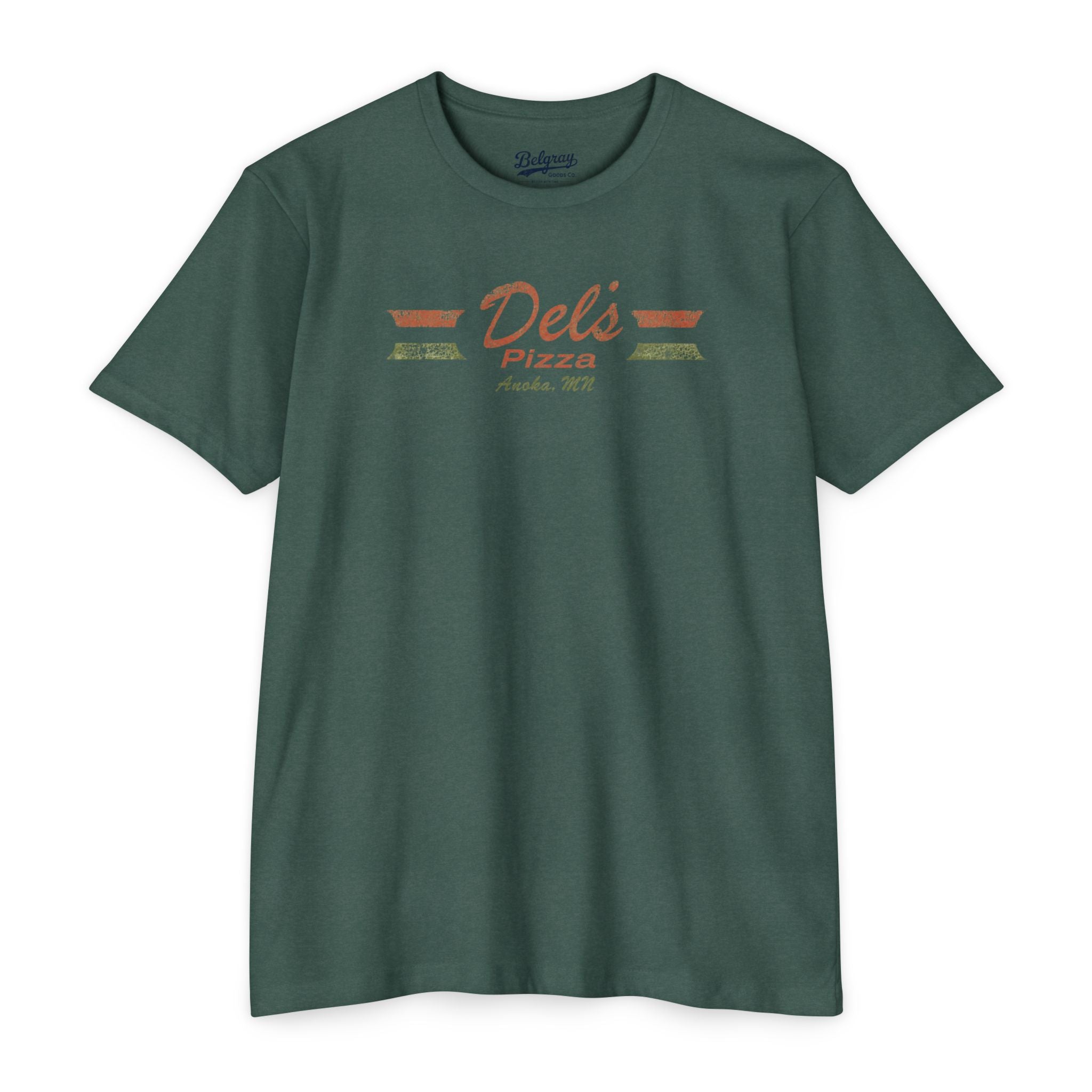 Del’s Pizza Retro T-Shirt | Anoka, Minnesota Pizza & Arcade Legend