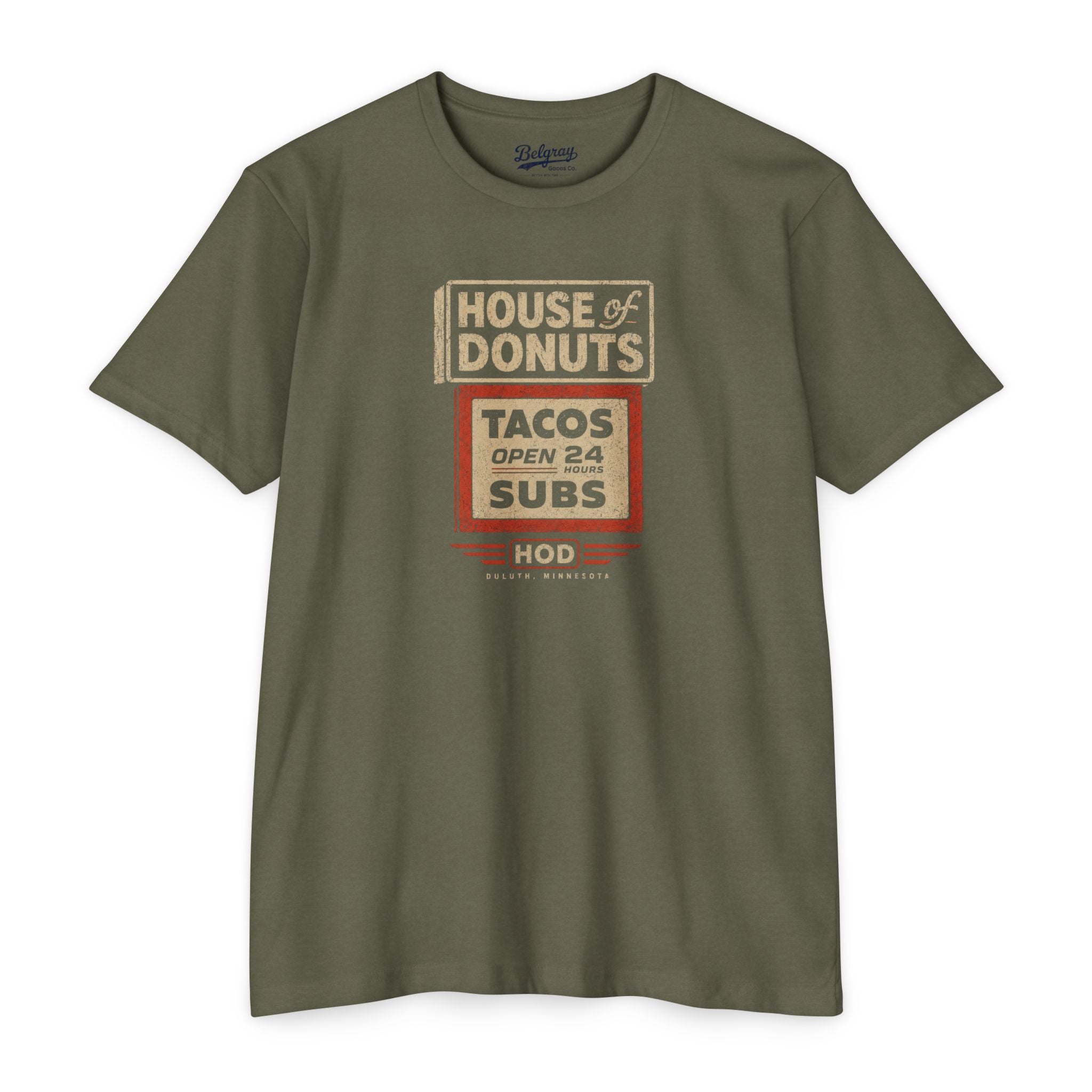 House of Donuts (HOD) Vintage T-Shirt | Duluth, Minnesota Nostalgia Tee