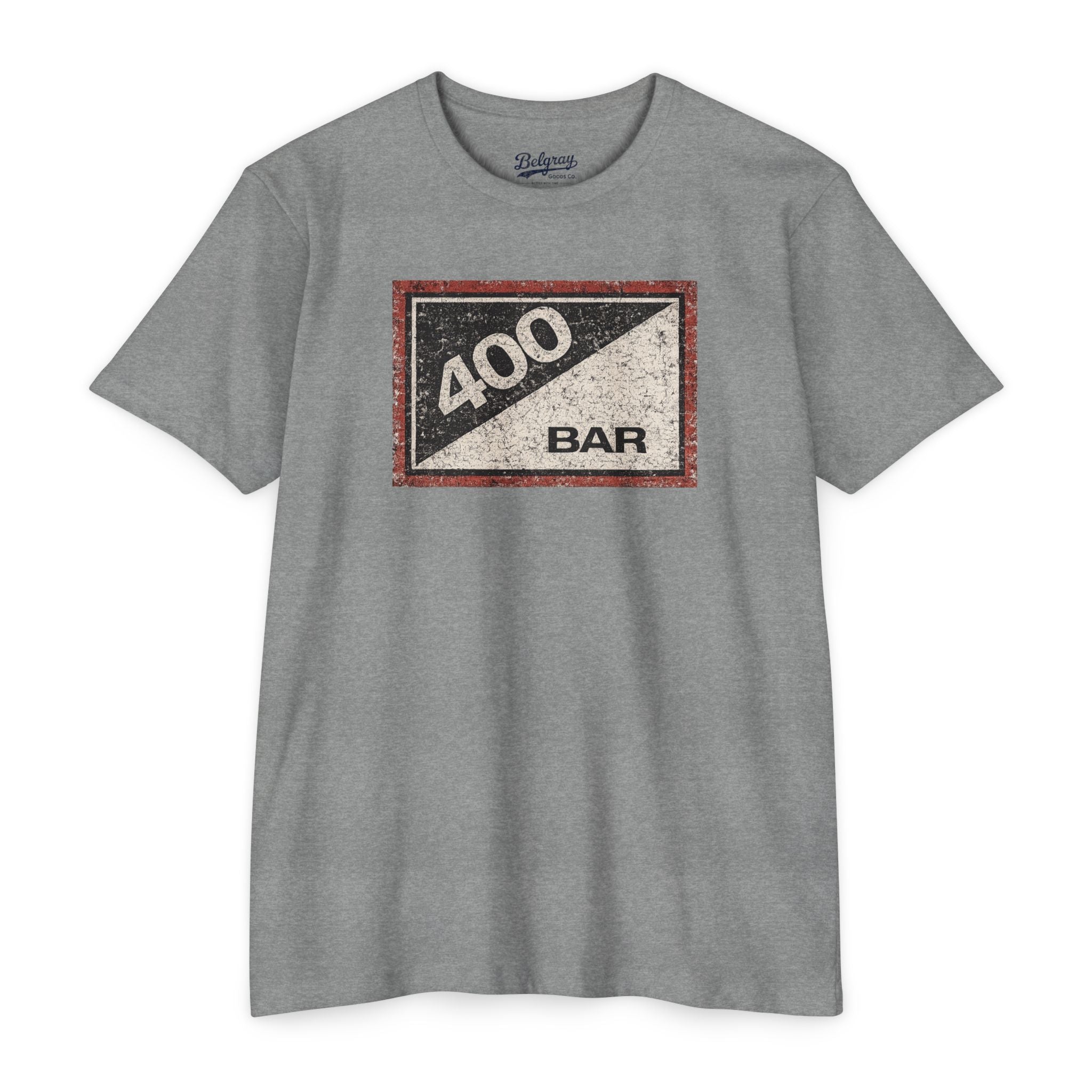 400 Bar Vintage Tee – West Bank MPLS Distressed Retro Bar Shirt