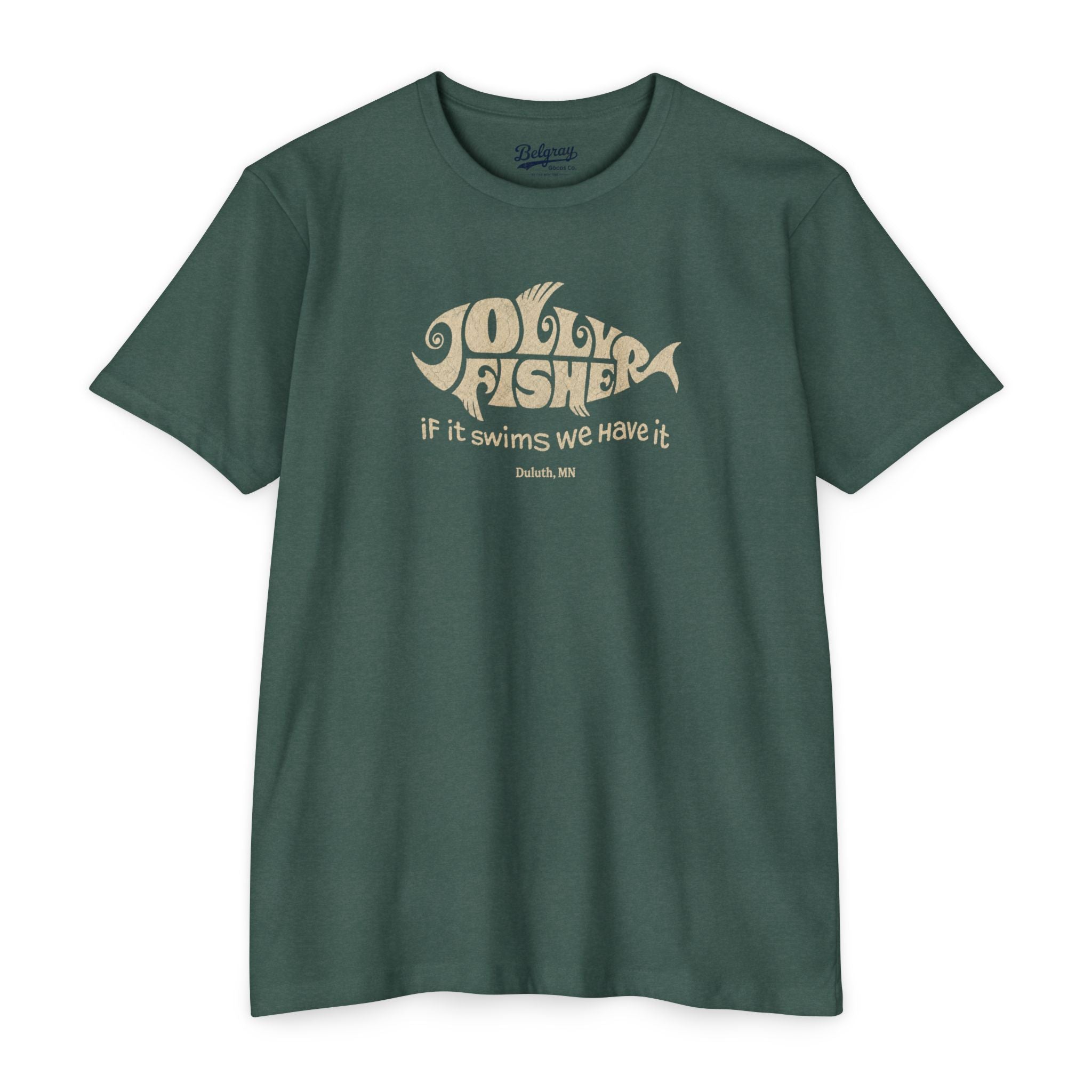 Jolly Fisher Duluth, MN Vintage Restaurant T-Shirt