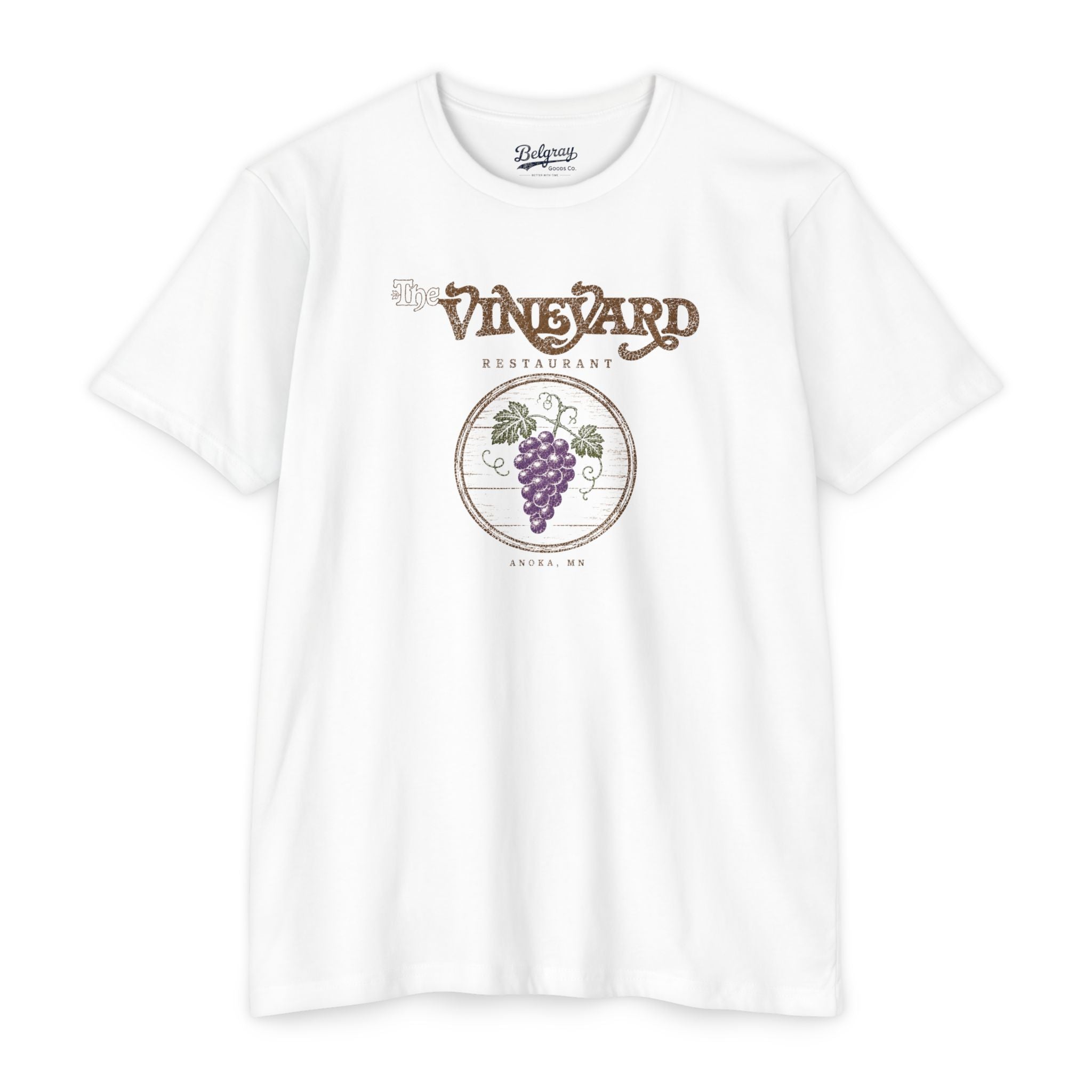 The Vineyard Restaurant Vintage T-Shirt – Anoka, Minnesota Retro Bar & Restaurant Tee