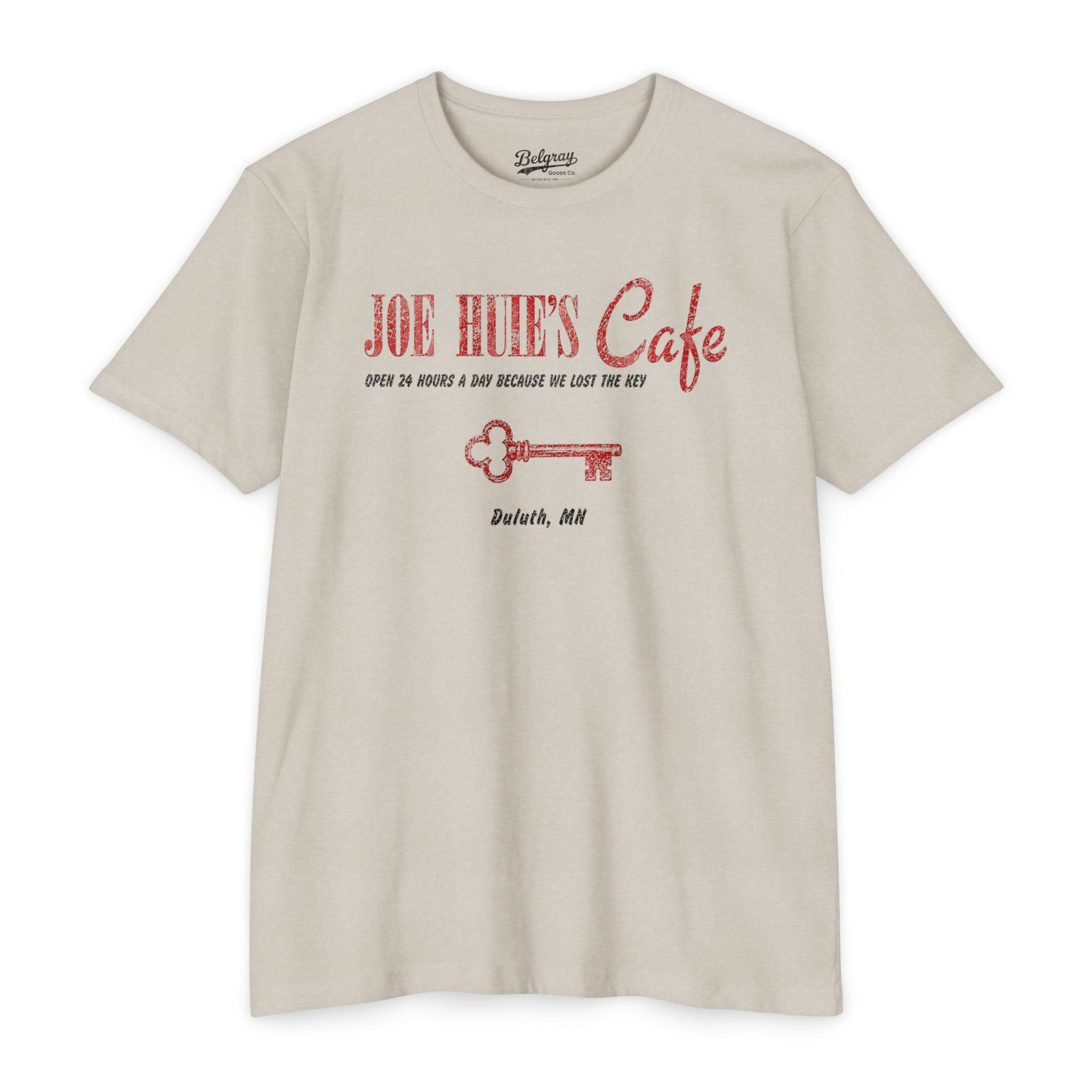 Joe Huie’s Cafe Vintage Key Tee – Duluth, MN Retro Diner Shirt