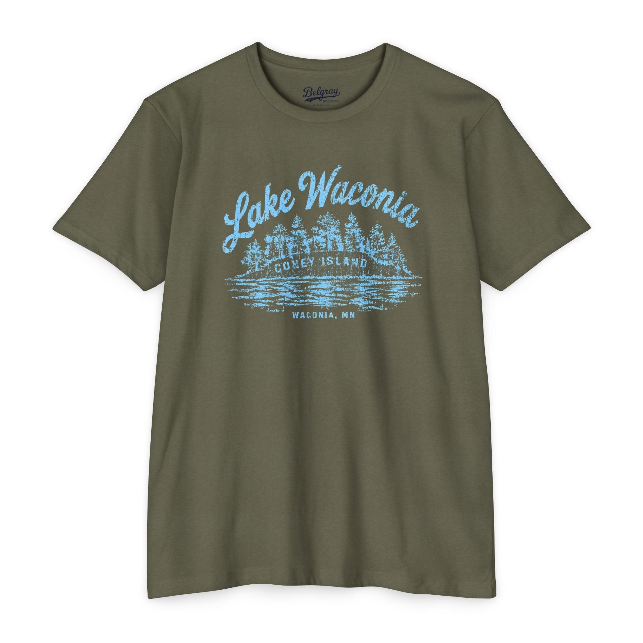 Lake Waconia T-Shirt – Coney Island Minnesota Retro Lake Tee