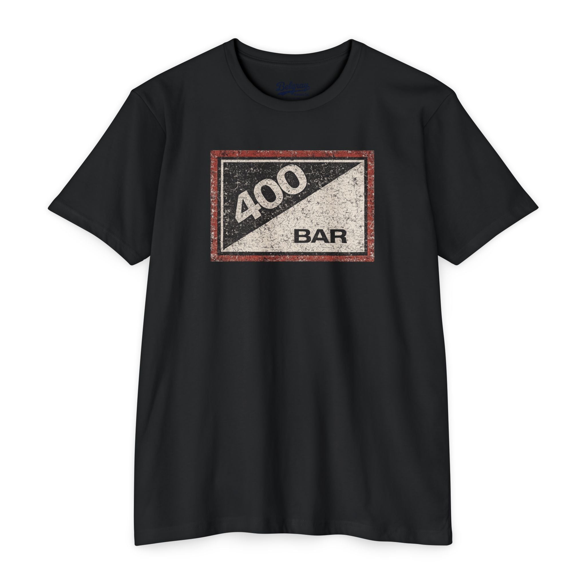 400 Bar Vintage Tee – West Bank MPLS Distressed Retro Bar Shirt