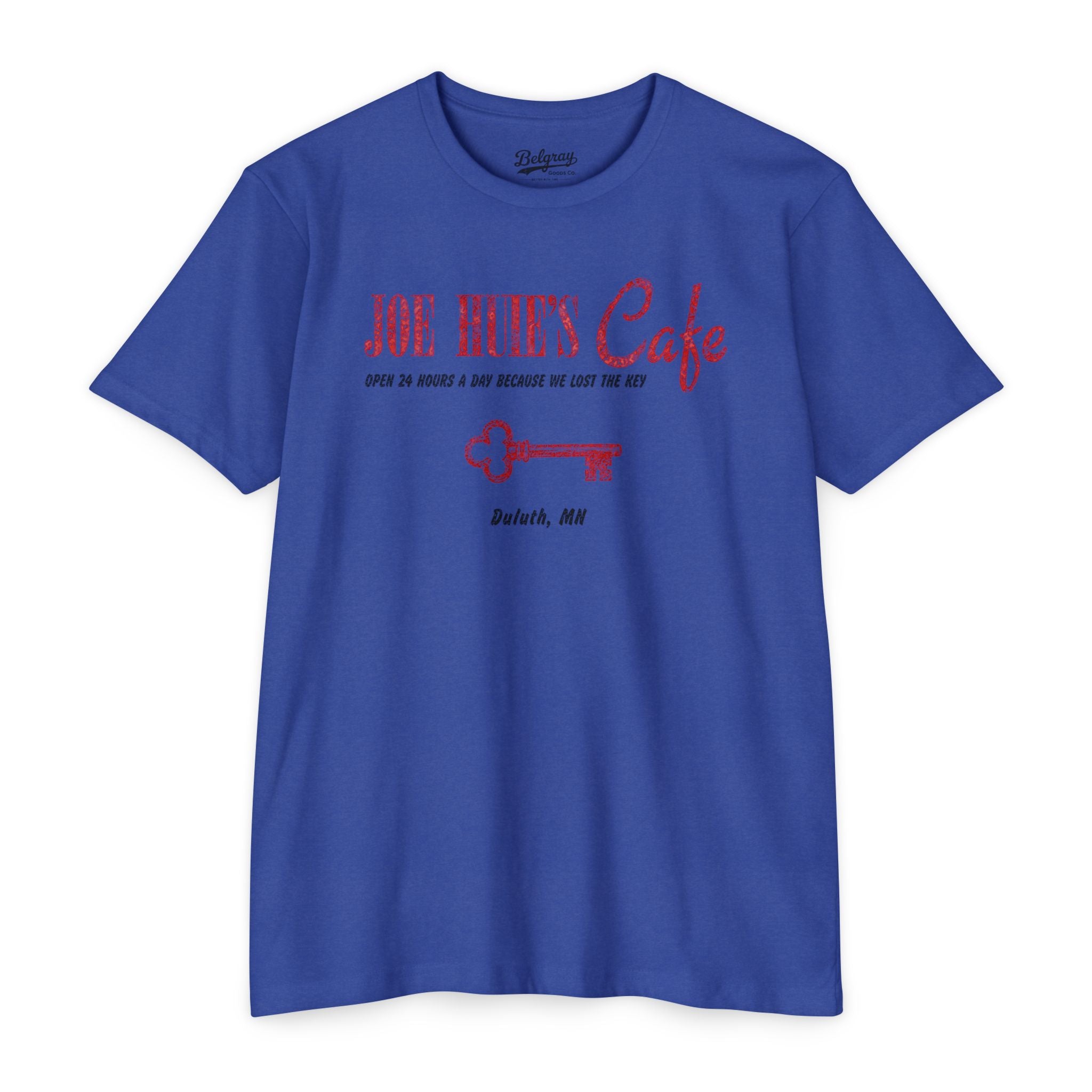 Joe Huie’s Cafe Vintage Key Tee – Duluth, MN Retro Diner Shirt