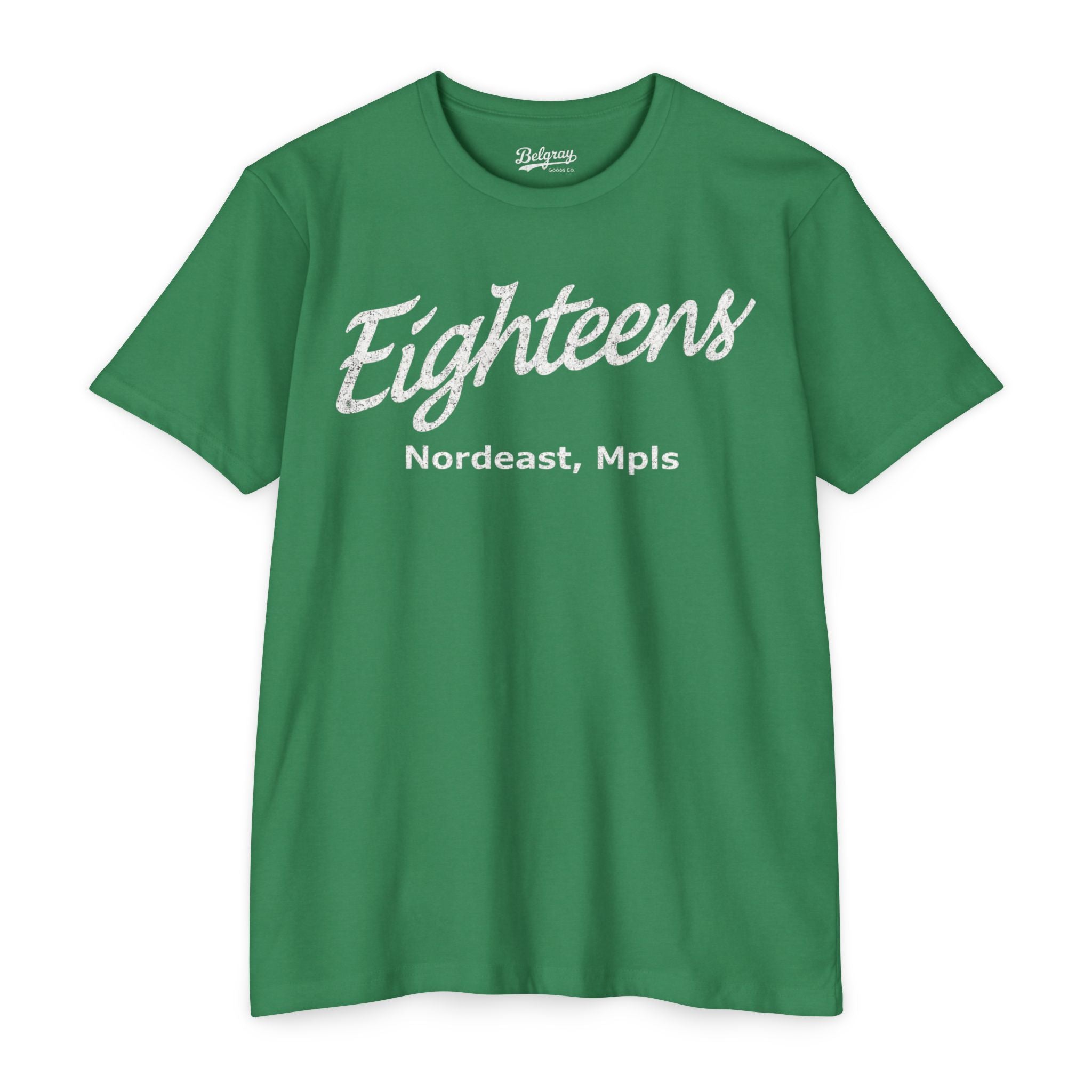 Eighteens Northeast Minneapolis T-Shirt – Vintage Co-Ed Softball Retro Tee