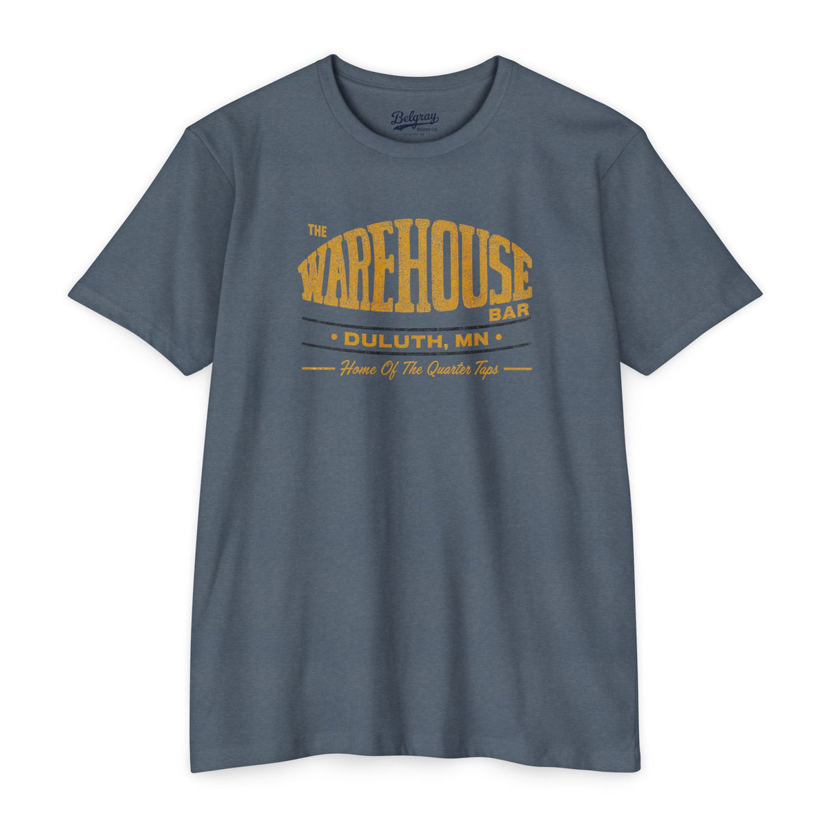 The Warehouse Bar Duluth, MN | Home of the Quarter Taps Retro T-Shirt