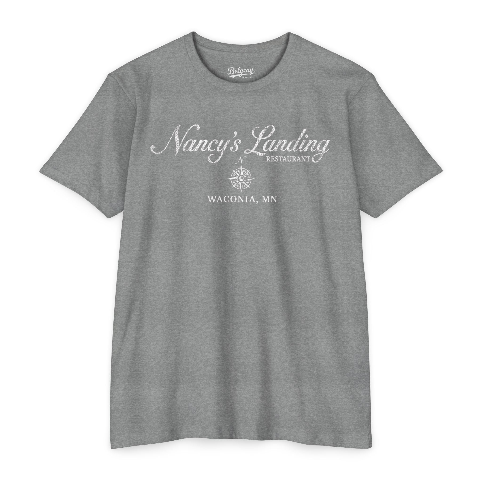 Nancy’s Landing Restaurant Vintage Logo Tee – Waconia, MN