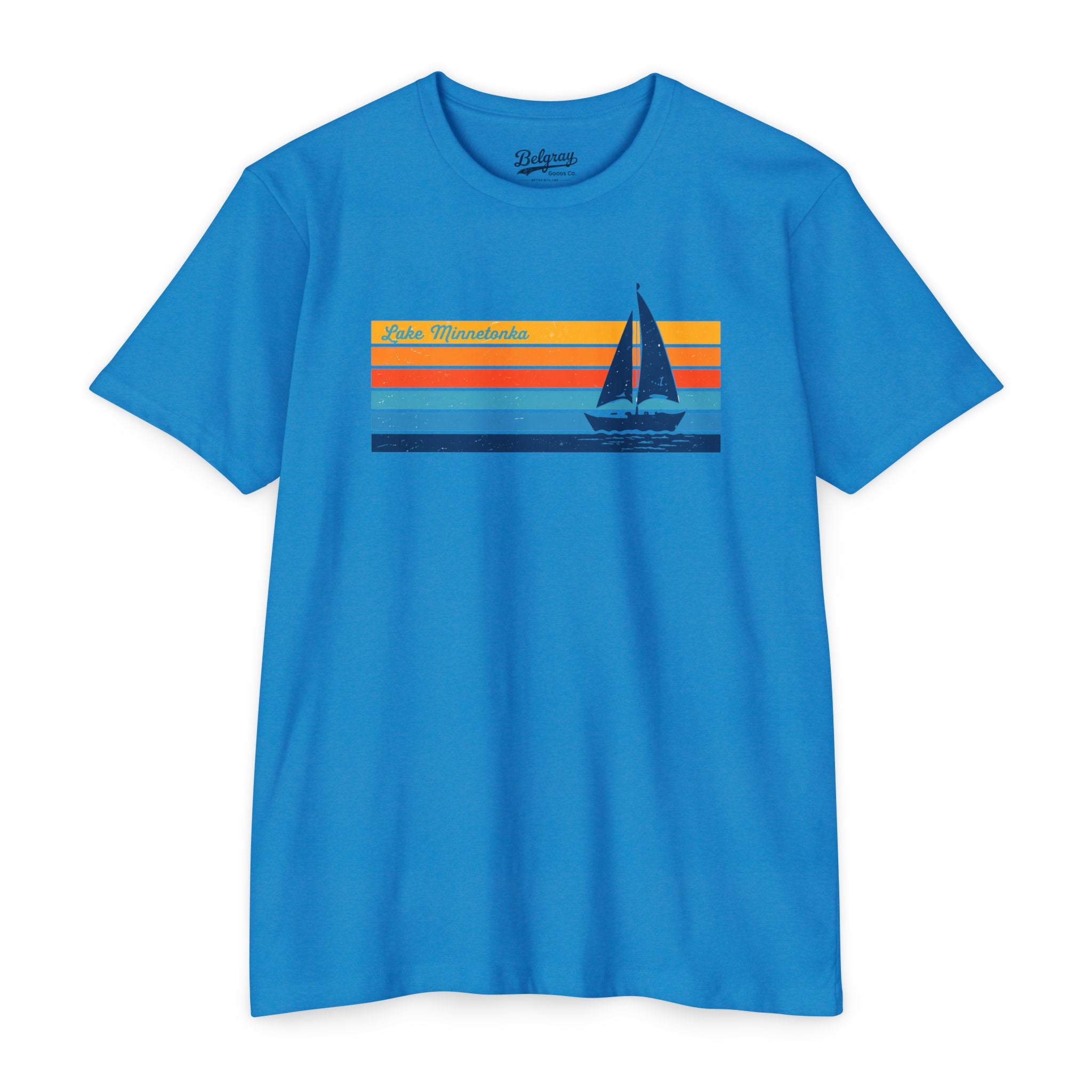 Lake Minnetonka T-Shirt – Vintage Sailboat Minnesota Lake Tee