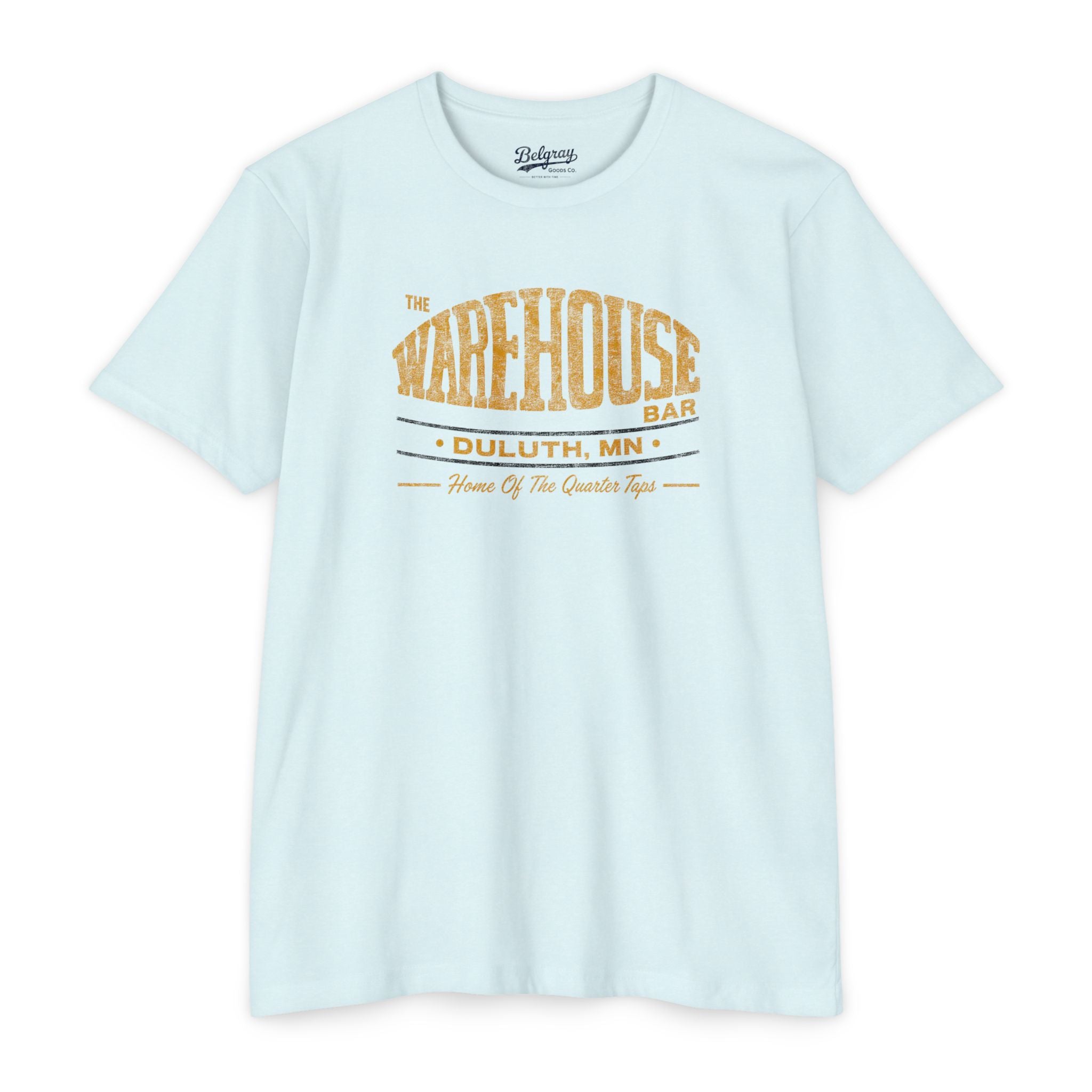 The Warehouse Bar Duluth, MN | Home of the Quarter Taps Retro T-Shirt