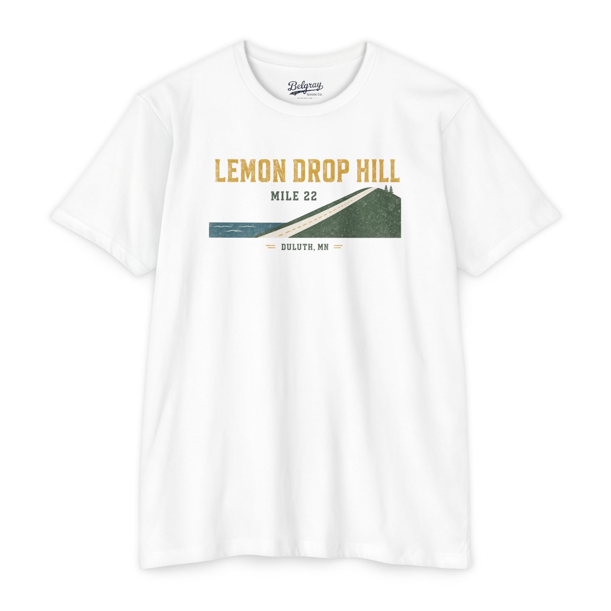 Lemon Drop Hill Duluth MN Retro Marathon T-Shirt