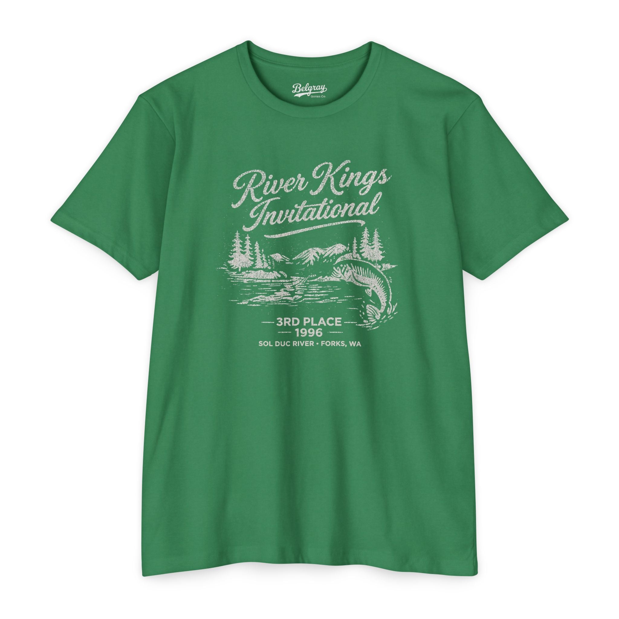 River Kings Invitational Sol Duc River Washington T-Shirt – Vintage Fishing Retro Tee