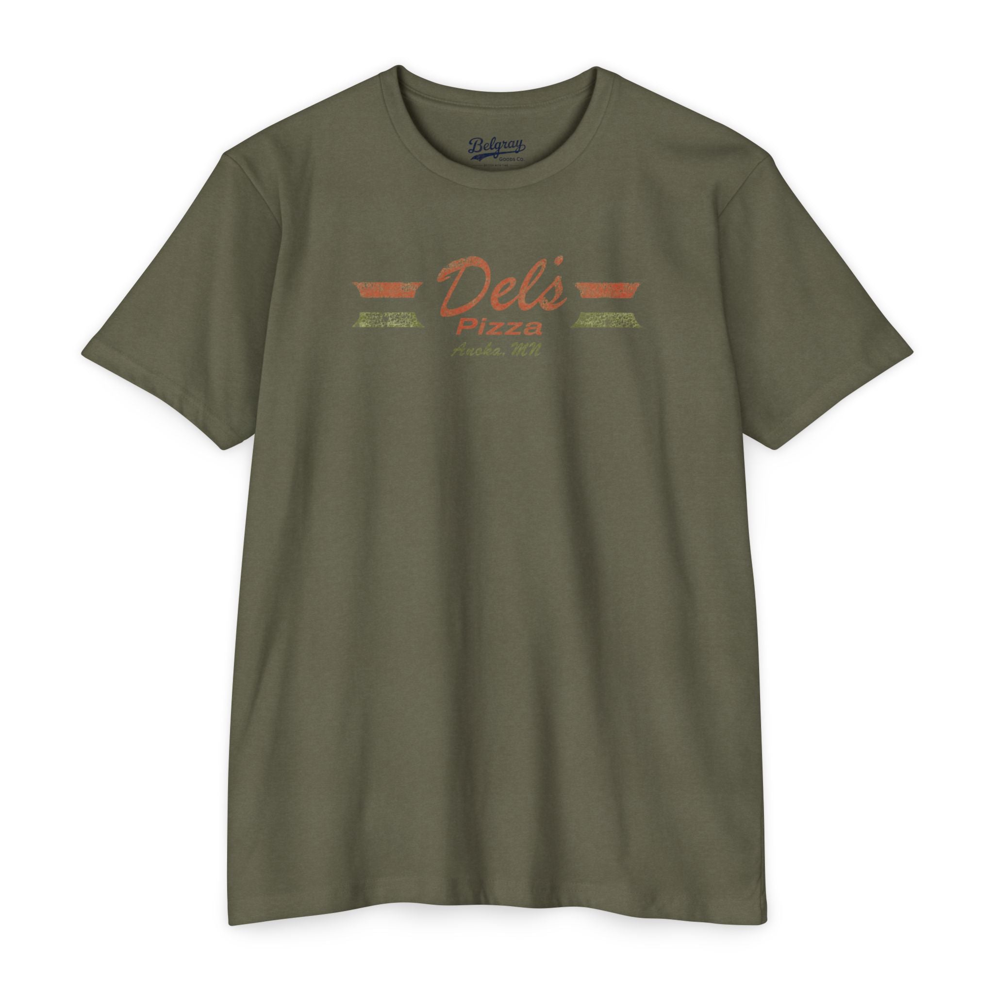 Del’s Pizza Retro T-Shirt | Anoka, Minnesota Pizza & Arcade Legend