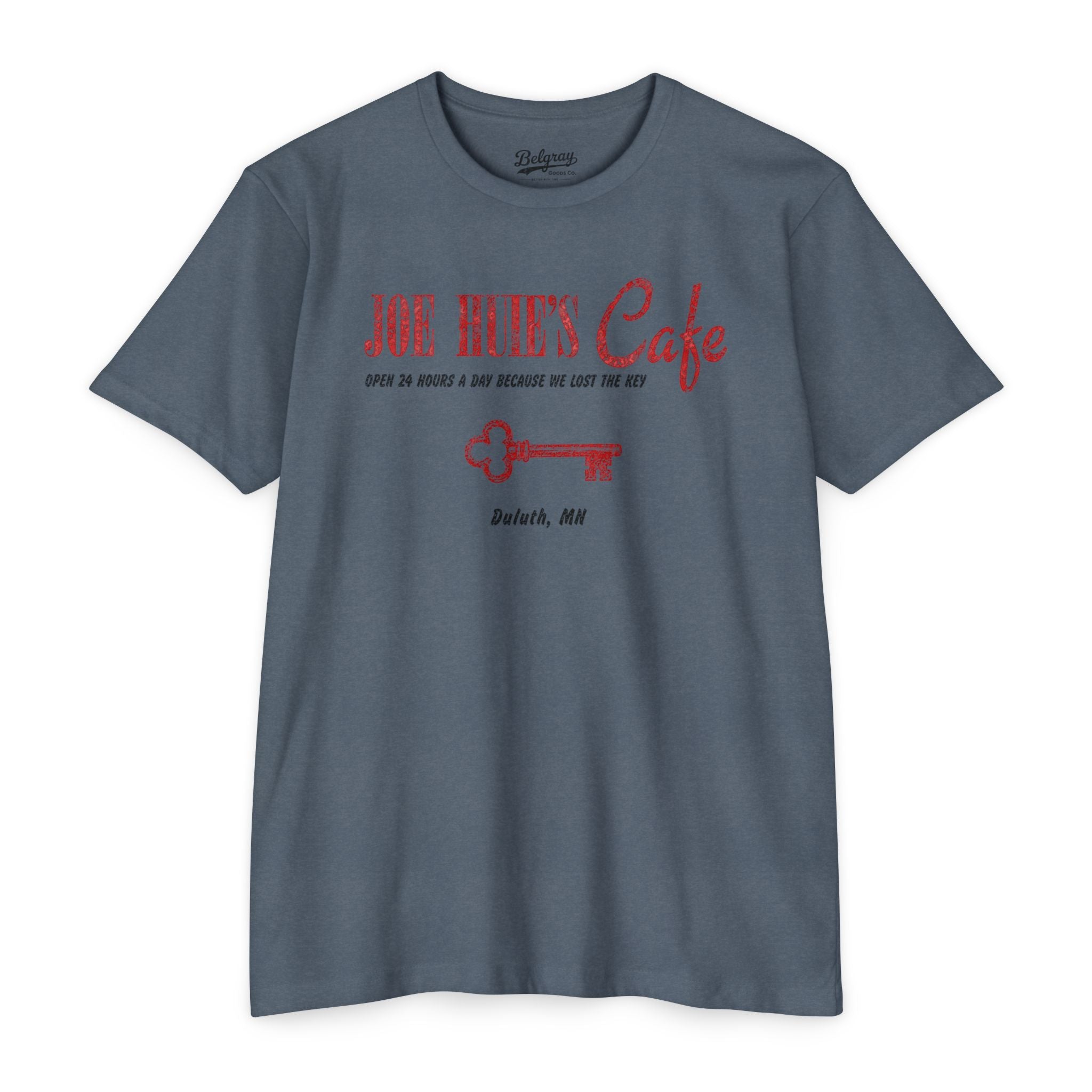 Joe Huie’s Cafe Vintage Key Tee – Duluth, MN Retro Diner Shirt