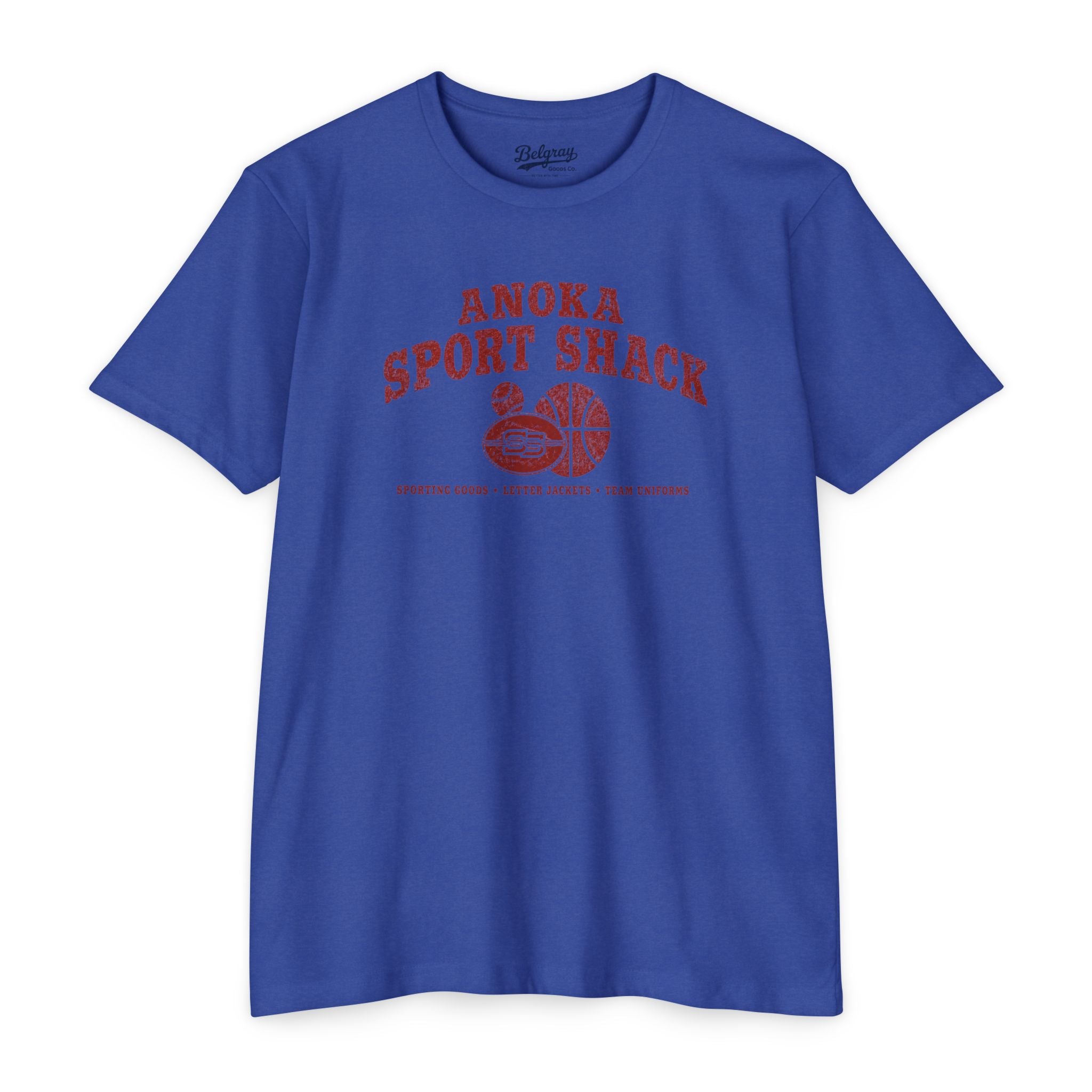 Anoka Sport Shack Vintage T-Shirt – Anoka, Minnesota Retro Sports Shop Tee