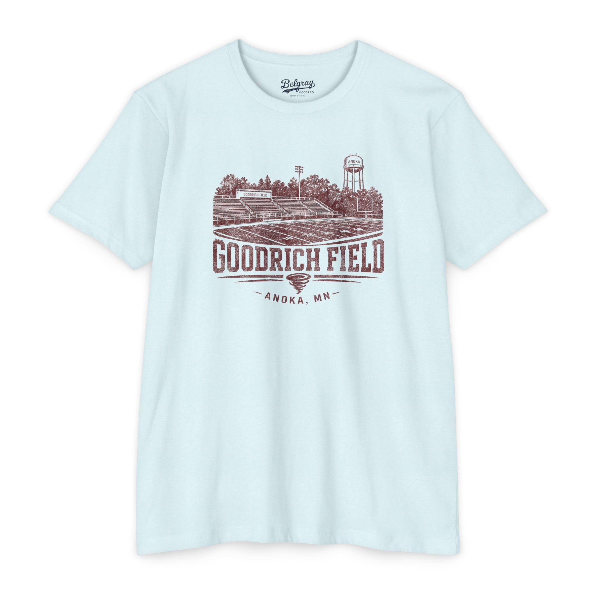 Goodrich Field Anoka, MN Vintage Stadium T-Shirt
