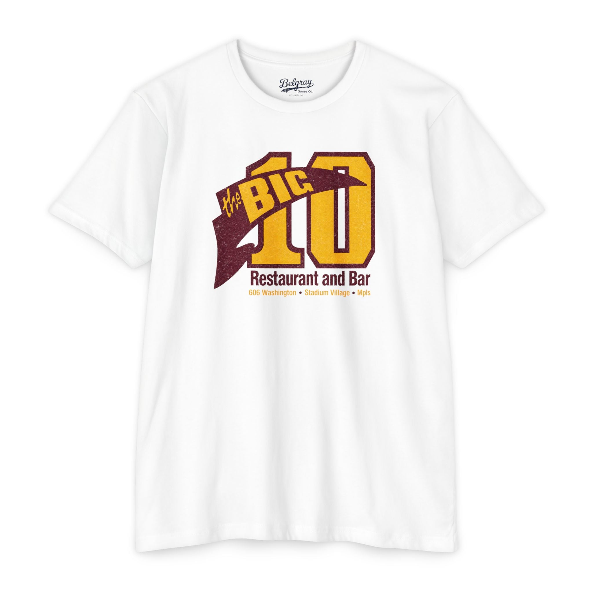 The Big 10 Restaurant & Bar Retro T-Shirt – Stadium Village Minneapolis
