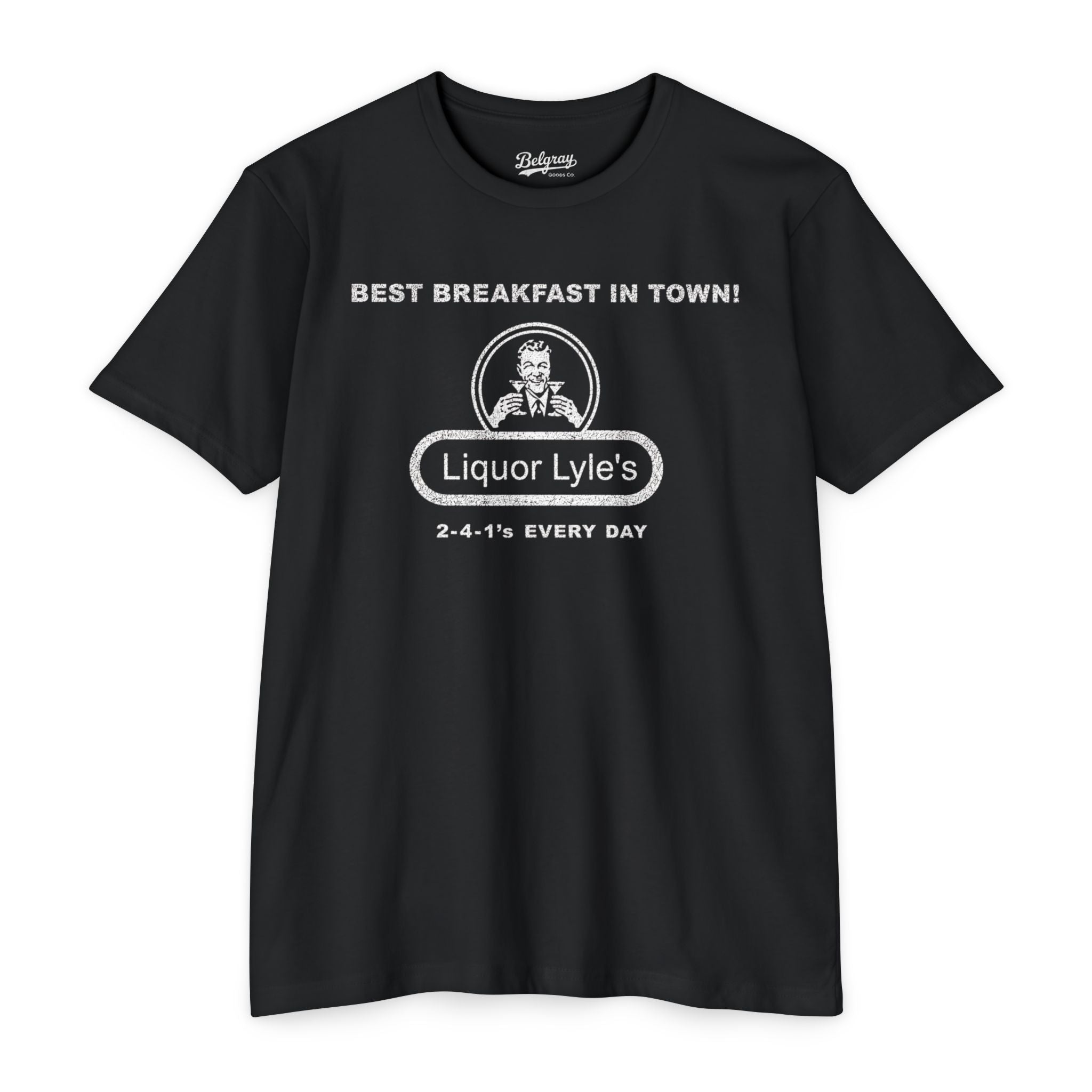 Liquor Lyle’s “Best Breakfast in Town” Vintage Distressed Tee - Minneapolis, MN