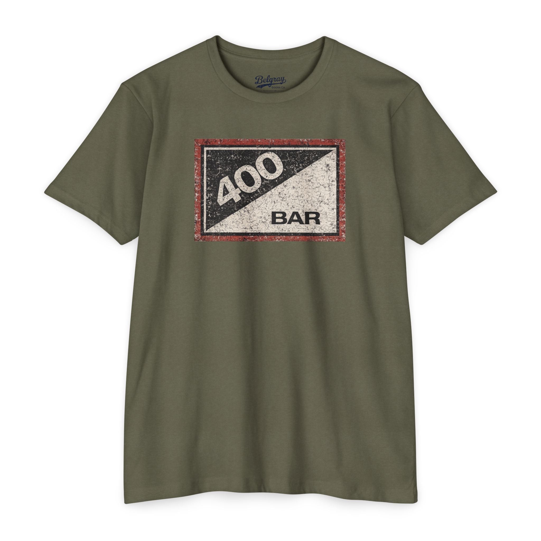400 Bar Vintage Tee – West Bank MPLS Distressed Retro Bar Shirt