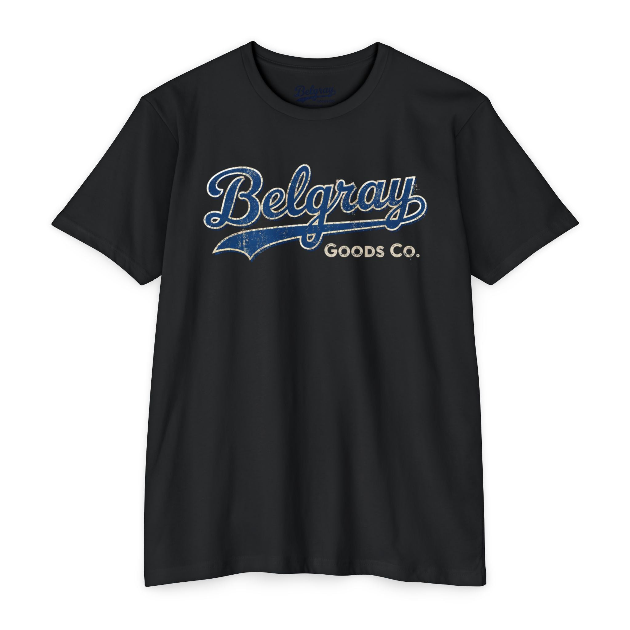 Belgray Goods Co. T-Shirt – Vintage Retro Logo Tee