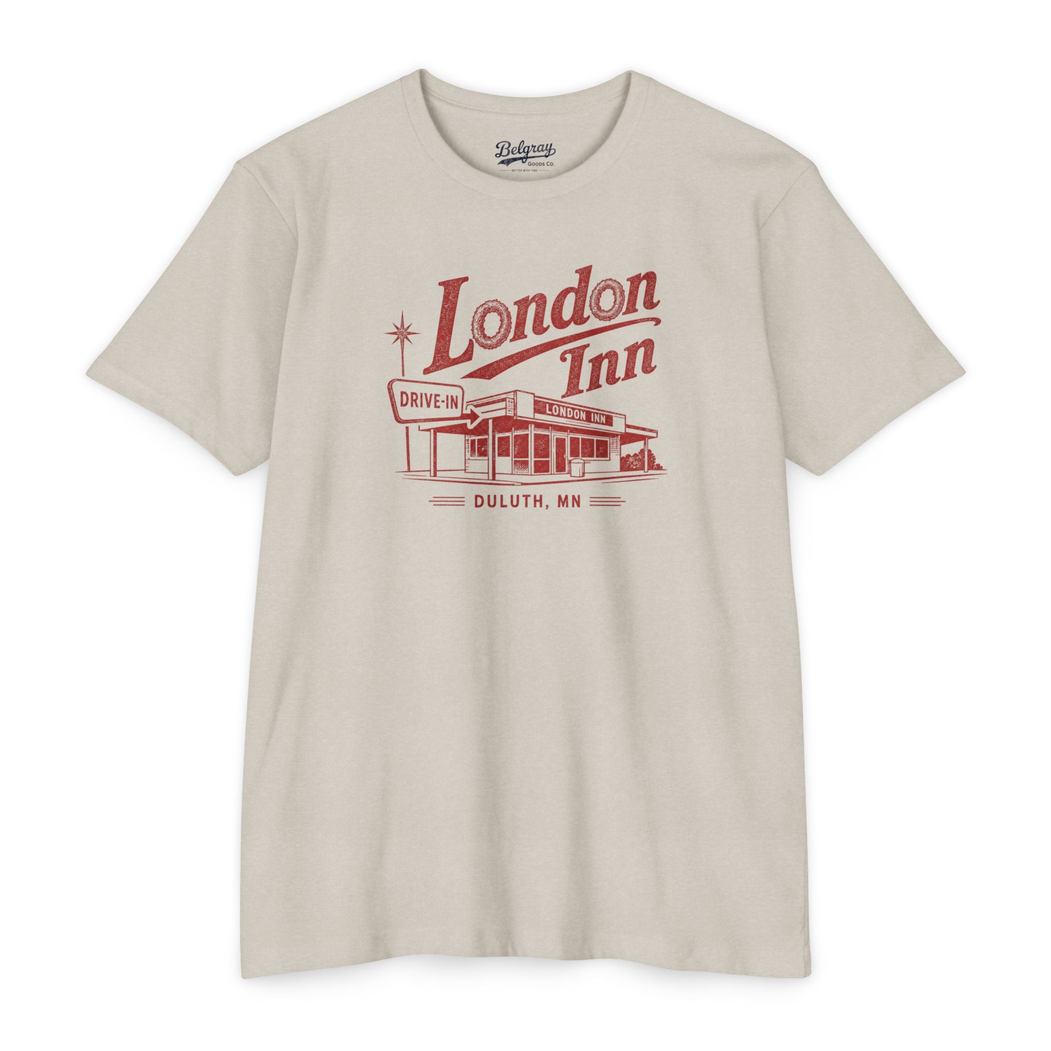 London Inn Drive-In Onion Ring Tee – Duluth, MN