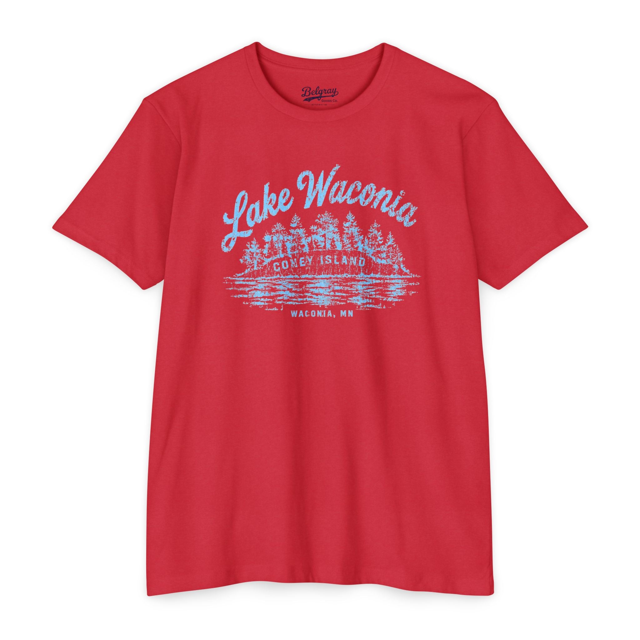 Lake Waconia T-Shirt – Coney Island Minnesota Retro Lake Tee