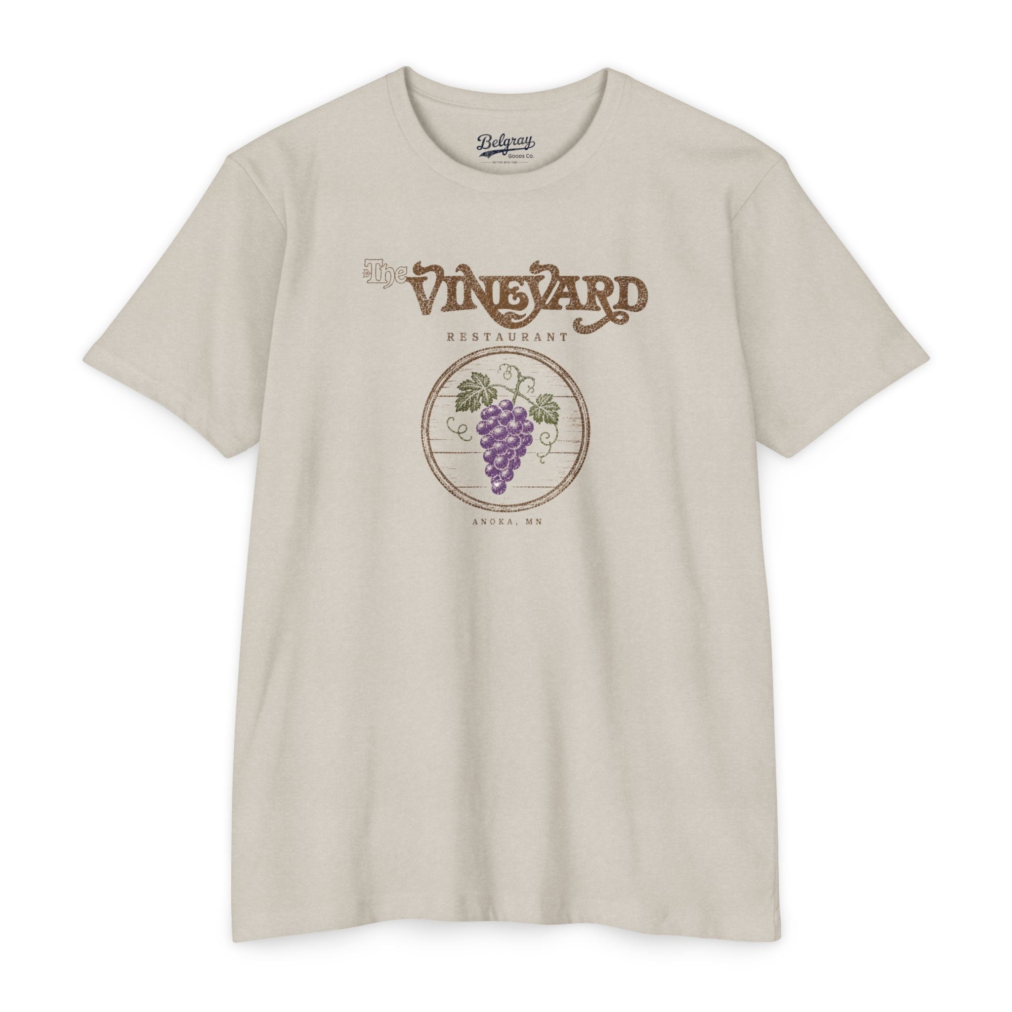 The Vineyard Restaurant Vintage T-Shirt – Anoka, Minnesota Retro Bar & Restaurant Tee