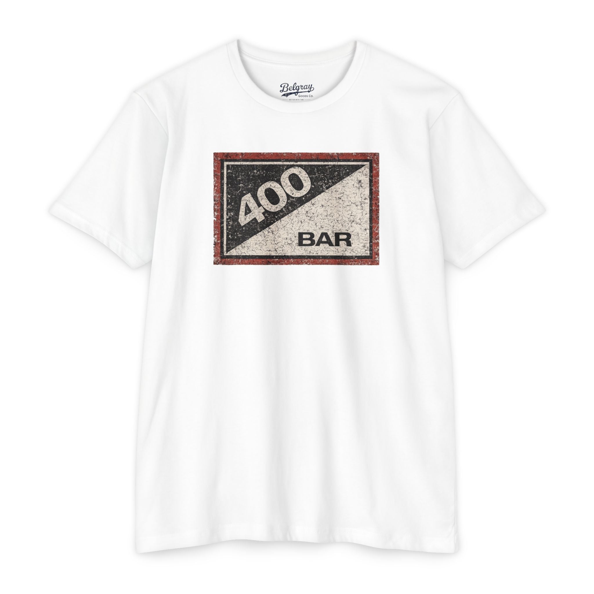 400 Bar Vintage Tee – West Bank MPLS Distressed Retro Bar Shirt