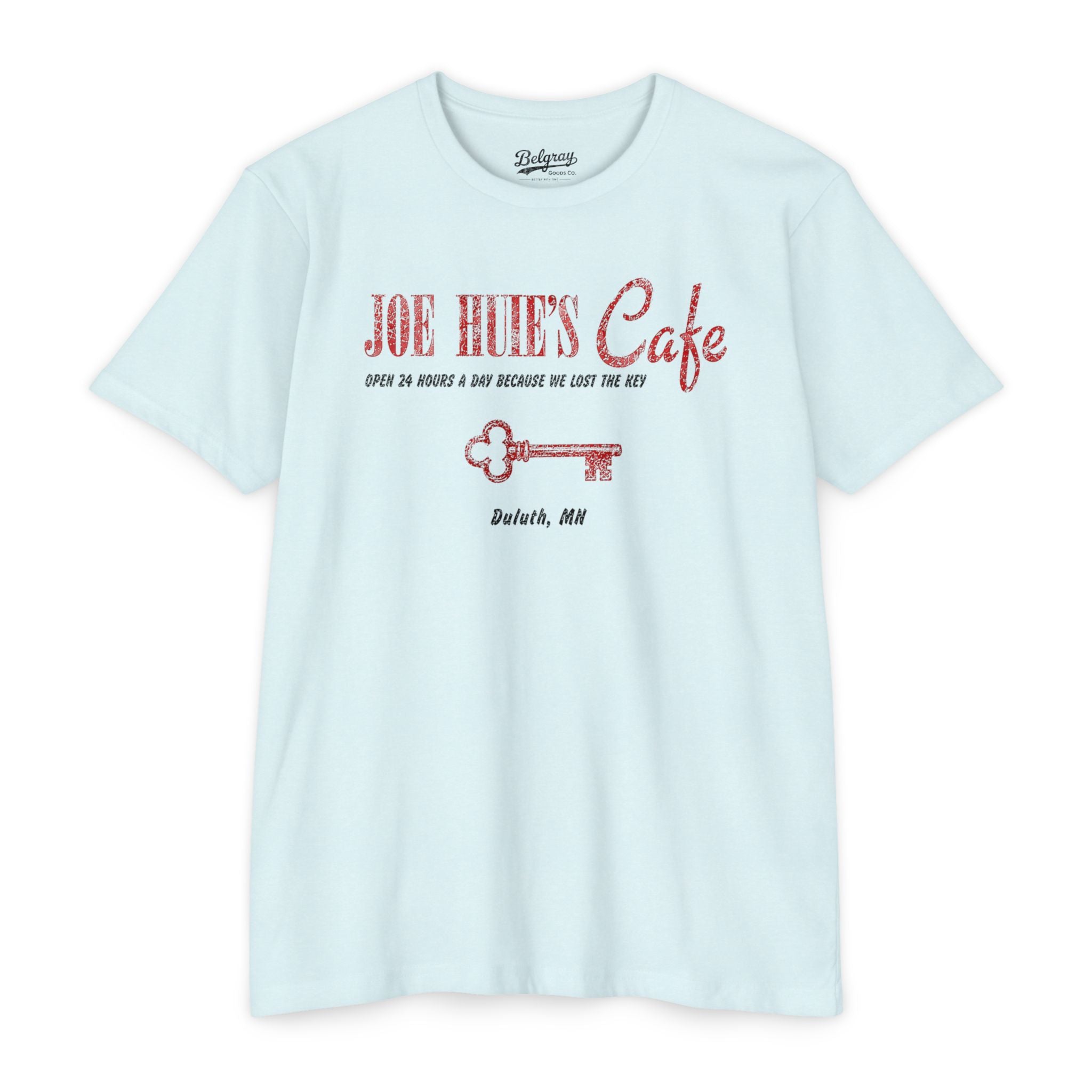Joe Huie’s Cafe Vintage Key Tee – Duluth, MN Retro Diner Shirt