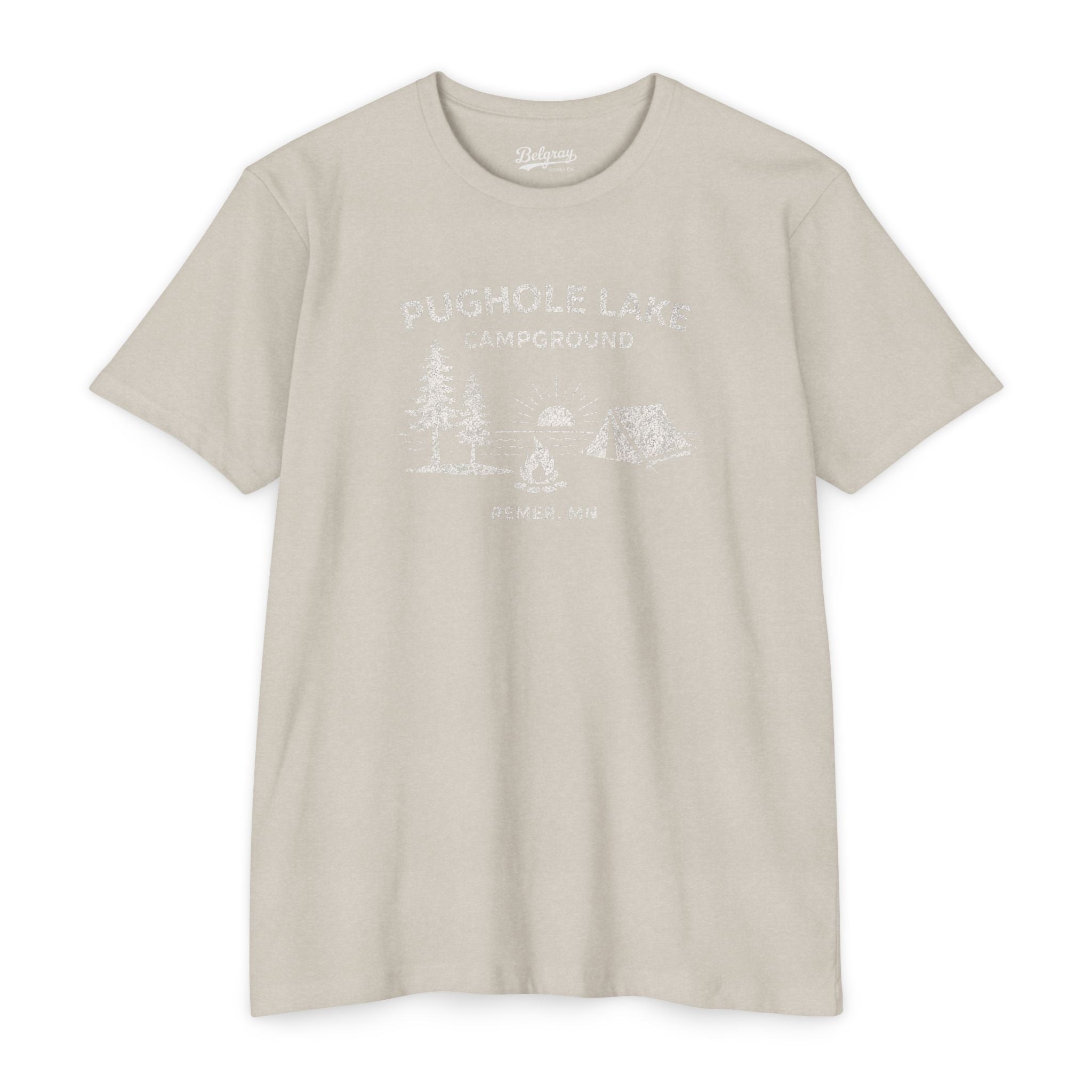Pughole Lake Campground Minnesota T-Shirt – Vintage Camping Retro Tee