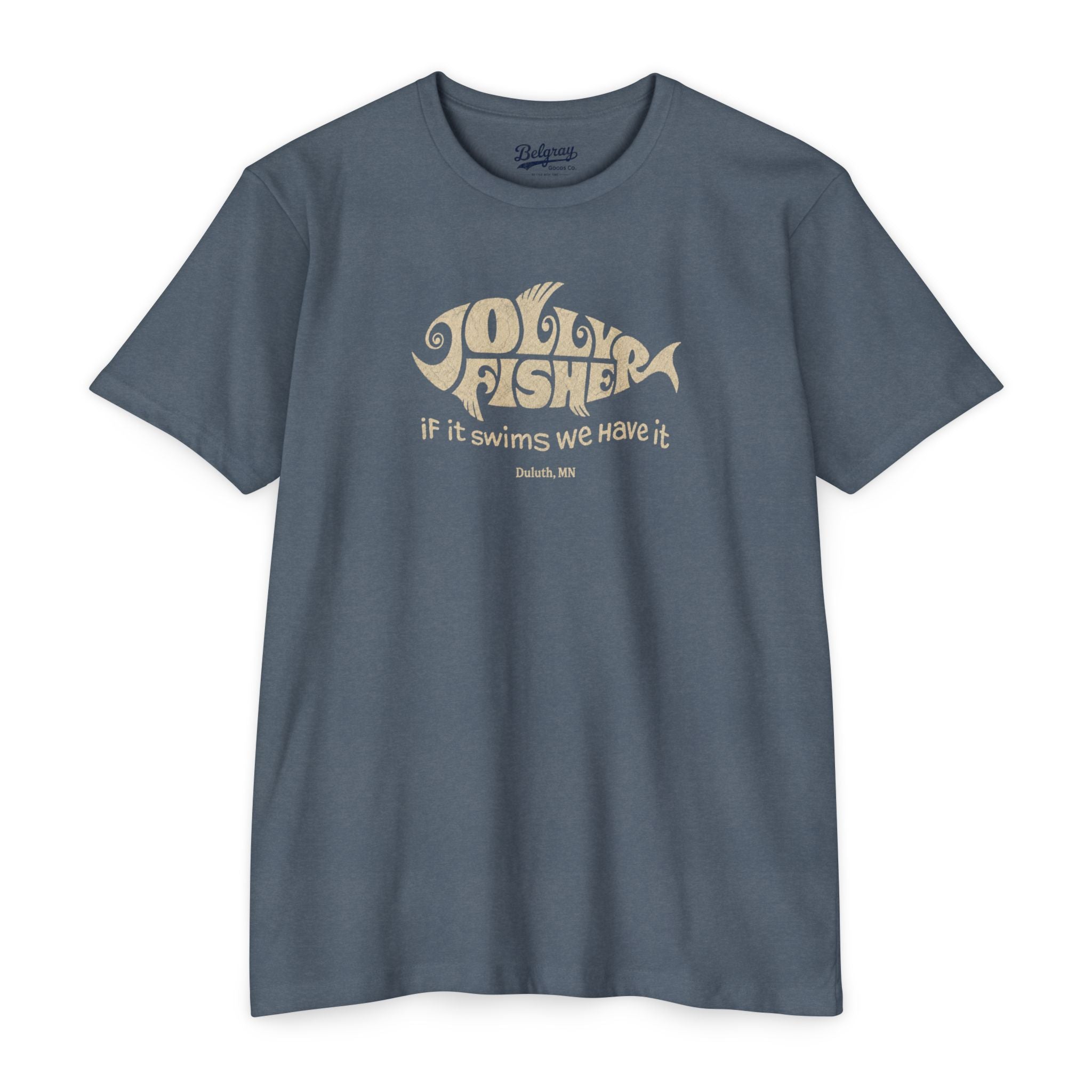 Jolly Fisher Duluth, MN Vintage Restaurant T-Shirt